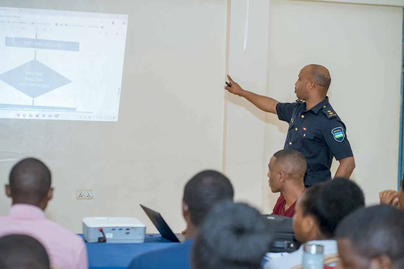 Training session with enforcement partners